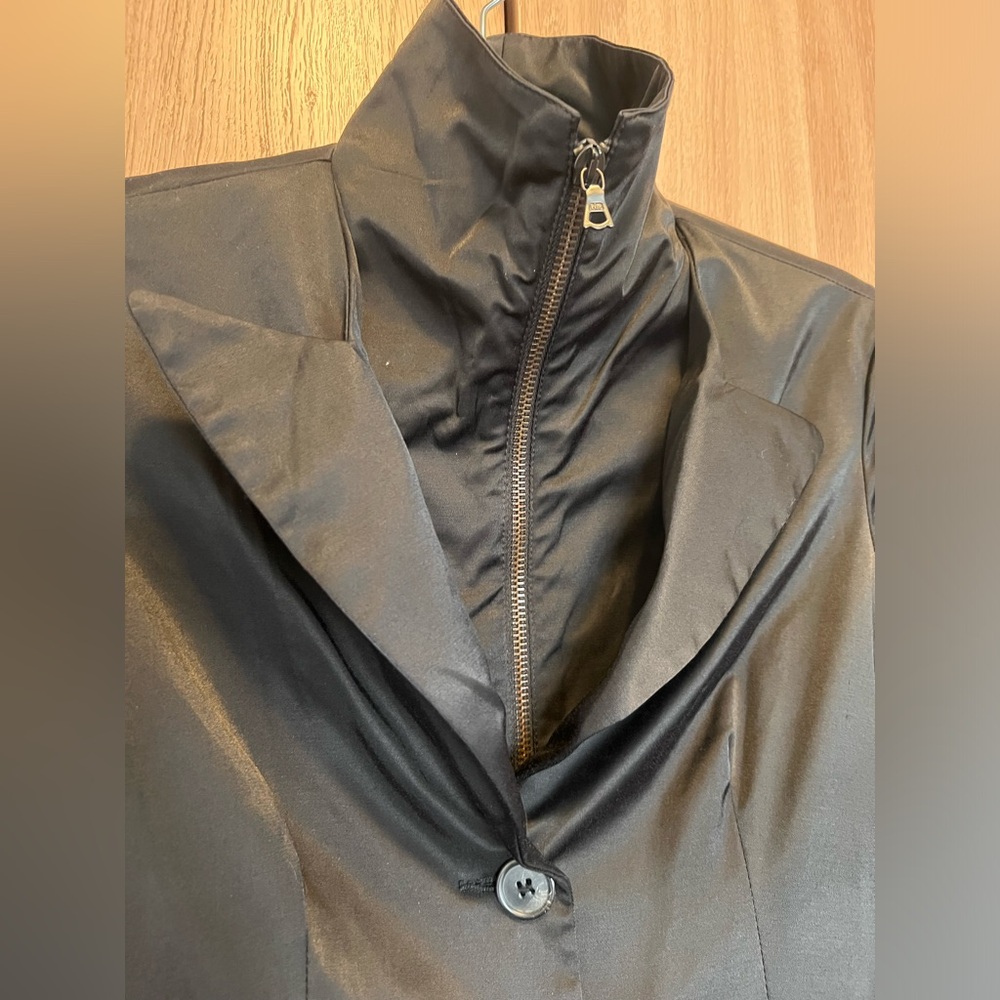 Very unusual, sexy fit atlas jacket combined with leather and laces - Picture 2 of 12